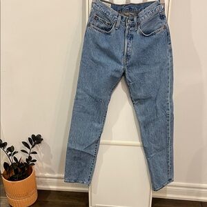 Levi's Straight Leg Blue Denim Jeans